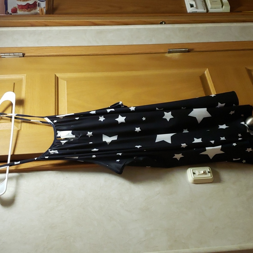 Black and White Stars Tank Top 4X